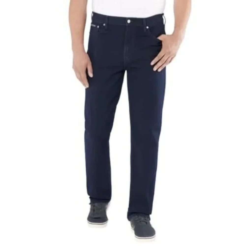 Calvin Klein NWT Men's Classic 5-Pocket Stretch Straight Fit W38xL29 Denim Jean - Picture 2 of 16